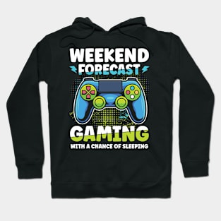 Weekend Forecast Gaming With a Chance of Sleeping Hoodie